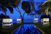 mallorca tagungen hotel melia de mar poolclub nacht